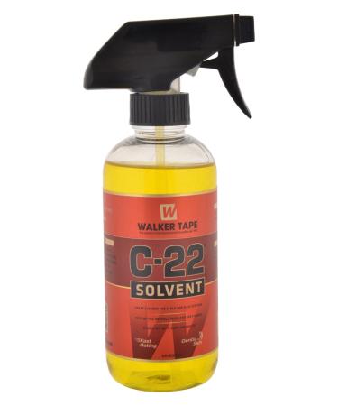 C 22 Adhesive Solvent. Oil base 12 oz. spray glue wig cleaner