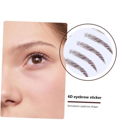DRESSOOS 4pcs Eyebrow Stickers Tool Stickers Authentic Brow Eyebrow Stencils Make up Transfer Stickers 6d - Buy Online on GoSupps.com