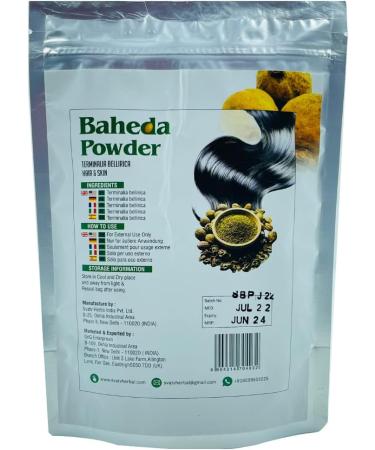 SVATV Baheda Powder 227g | Bibhitaki for Hair Growth & Skin Care | Detox & Rejuvenation - Buy Online on GoSupps.com