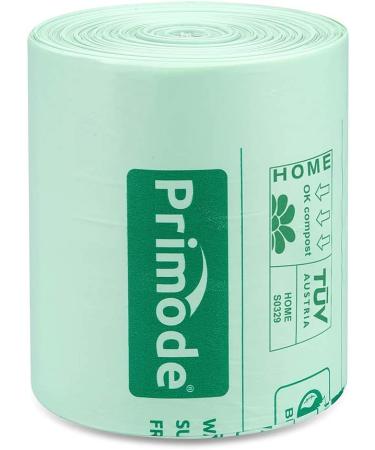 Primode 8 Gallon Compostable Bags - 50 Count, Extra Thick 0.85 Mil, ASTM D6400 Certified Small Kitchen Trash Bags for Food Scraps and Yard Waste - Buy Online on GoSupps.com