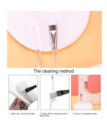 Buy 10pcs Fine Fiber Face Mask Brushes | Soft Facial Tool for DIY Skin Care - International Shipping Available - Buy Online on GoSupps.com