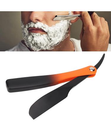 Premium Black Straight Edge Razor - Foldable Manual Barber Razor for Professional Shaving - Buy Online on GoSupps.com