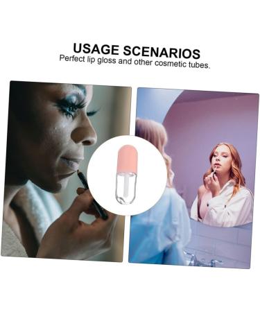Lot de 8 Tubes D'huile L vres Transparents 5ml Petits Format Voyage Rechargeables pour Femmes Fournitures de Gloss L vres Rose - Buy Online on GoSupps.com