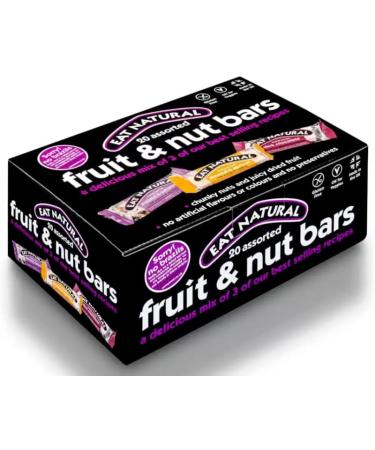 Nakd Yummy Mix Raw Fruit & Nut Snack Bars Gluten Free Variety Pack of Snack Bar 24 x 35g - Buy Online on GoSupps.com