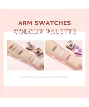 Jolilab 3-in-1 Nude Colors Eyeshadow Palette - Natural Matte Professional Makeup Non Flying Powder - Springtime & Aomi Hibari - Buy Online on GoSupps.com