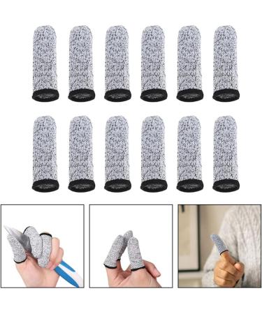 FOMIYES 6 Pairs Cut Resistant Gloves & Finger Guards | Reusable Finger Cots & Protectors for Safe Work | Durable HPPE Elasticity - Buy Online on GoSupps.com
