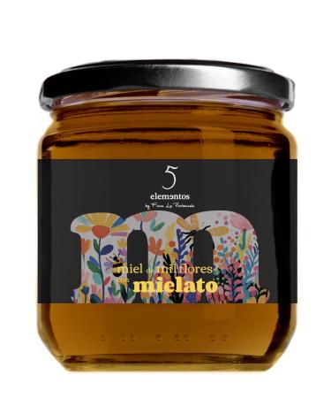 THE PONTEZUELA Finca La Pontezuela 5 elements honey of a thousand flowers with myelate glass 500 g