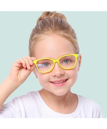 2 Pack Kid Blue Light Blocking Glasses | Anti Eyestrain for Boys Girls 3-12 | Matte Black - Buy Online on GoSupps.com