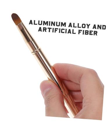 FRCOLOR Women s 2pcs Double-Ended Lipstick Brush | Aluminum Alloy Makeup Brush for Flawless Lips - Buy Online on GoSupps.com