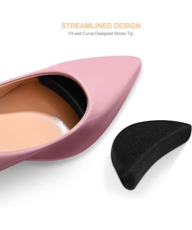 Healifty Forefoot Pad Shoe Inserts - Size 2 Pair (Black) | Comfortable Shoe Filler - Buy Online on GoSupps.com