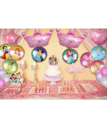 Decorations for Disney Princess Cake Topper Birthday Party Supplies Decor Wreath - Buy Online on GoSupps.com