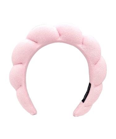 RUNOLIG Makeup Headband Spa Headband Sponge Headband for Women Skincare Washing Face Makeup Removal Pink