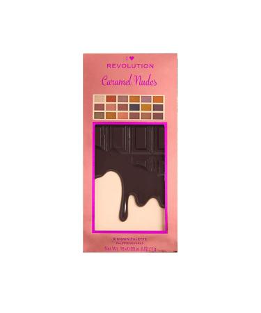 I Heart Revolution Chocolate Eyeshadow Palette (18) Caramel Nudes - Buy Internationally | Best Eyeshadows for Stunning Looks - Buy Online on GoSupps.com