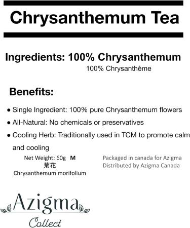 Dried Chrysanthemum Flowers ( ) Loose Chrysanthemum Tea Traditional Herbal Tea Natural Chrysanthemum Flowers for Brewing 60g - Buy Online on GoSupps.com