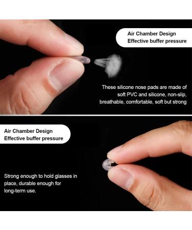 Tadipri 35 Pairs Silicone Eyeglass Nose Pads - 5 Styles Repair Kit with Micro Screwdriver & Case - Enhance Comfort & Durability - Buy Online on GoSupps.com