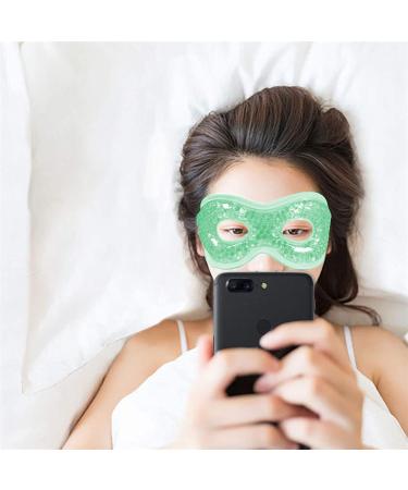 WinCal Cooling Eye Mask - Gel Eye Therapy for Swollen Eyes & Dark Circles - Hot/Cold Compress (Green) - Buy Online on GoSupps.com