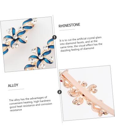 FRCOLOR 4 Pairs Branch Leaf Hairpin Bling Hair Clips Girl Hair Clips Bridal Headpieces for Wedding Bride Headpieces for Wedding Crystal Clips Accessories The Flowers Headgear Alloy Miss - Buy Online on GoSupps.com