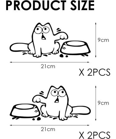 NyxSeat 4 Funny Cat Car Stickers - Unique Designs International Shipping for All Cars - Buy Online on GoSupps.com