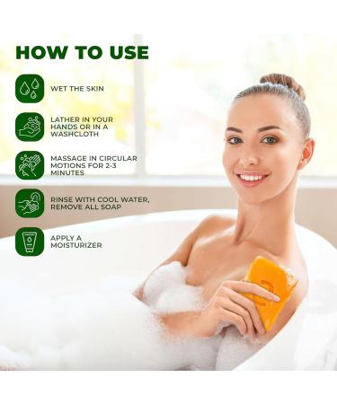  WJnflQN Natural Soap | Scented Cleansing Soap Odour Eliminator - 100g Moisturizing Bar Odour Eliminating Body Face Hands Armpits Daily Routine Personal Care Bath - Buy Online on GoSupps.com
