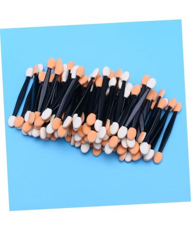 FOMIYES 100pcs Make up Sponge Eye Makeup Eyeshadow Stick Makeup Brush Double Head Beauty Tools - Buy Online on GoSupps.com
