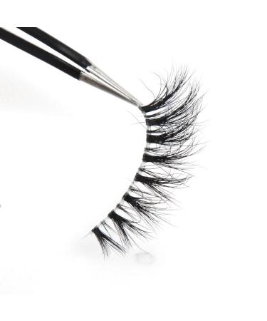 Arison 3D Handmade Siberian Mink Eyelashes - Natural Look with Transparent Band | 100% Handmade Artificial Lashes (1 Pair) - Perfect for International Shipping - Buy Online on GoSupps.com