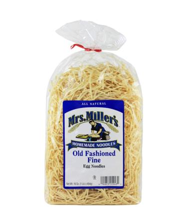 Mrs. Miller's Homemade Old Fashioned Egg Noodles Fine 16 OZ (Pack of 3) - Buy Online on GoSupps.com