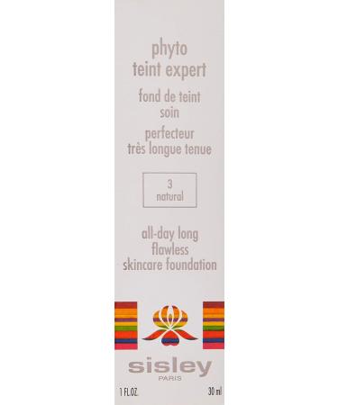Sisley Phyto-Teint Expert Foundation - 3 Natural - 1oz | Long-lasting, Flawless Coverage - Buy Online on GoSupps.com