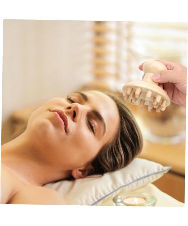 Healvian Wooden Massage Comb - Gua Sha Head Massager for Dandruff & Lymphatic Therapy - Natural Beech Child-Friendly Scraper - Buy Online on GoSupps.com