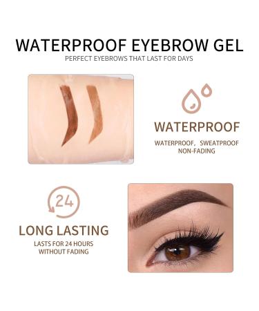 Erinde Waterproof Tinted Brow Gel - Long-lasting Eyebrow Shaping Makeup Smudge & Flake Resistant Volumizing Brow Mascara in Taupe Grey 01 - Buy Online on GoSupps.com