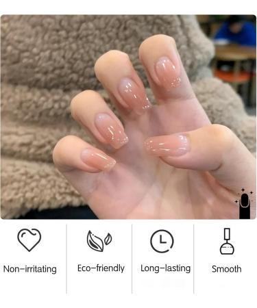 Nude Nail Polish Jelly Nude Nail Varnish Chip Resistant & Water Based Translucent Gel Polish Quick Dry Nail Polish for Art Manicure DIY at Home Highly Pigmented Nail Varnish - Buy Online on GoSupps.com