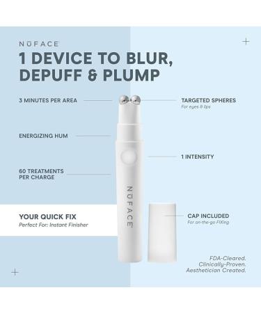 NuFACE FIX Line Smoothing Starter Kit - FDA Cleared Microcurrent Device & Serum for Forehead Lines Crow's Feet Under Eyes & Smile Lines - Global Shipping Available - Buy Online on GoSupps.com