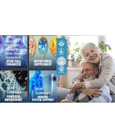 VITAMISAN Celulas madres 4 Bottles 1000mg Stem Cell Plus 480 Capsules Non-GMO Gluten-Free - Buy Online on GoSupps.com