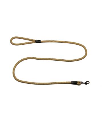 Leash - rope leash with hand loop Basic 10mm 27 colours 7 lengths (1.55 m hemp-coloured) 1.55 m hemp-coloured