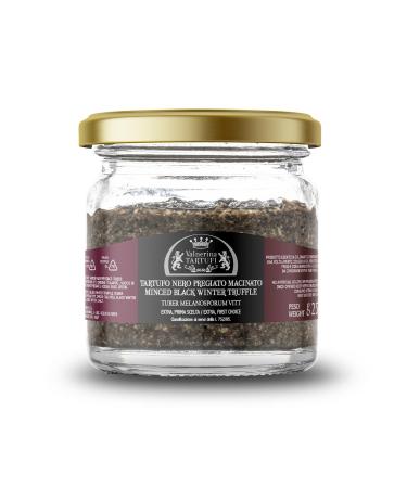 Valnerina Tartufi Crushed Precious Black Winter Truffles | Extra Premium Natural Artisanal and Italian Preserved in Your Own Juice | 25 Gr Jar.