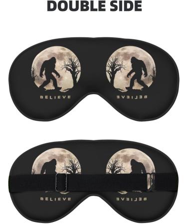 Funny Bigfoot Sleep Eye Mask - Light Blocking & Comfortable - Perfect for Travel & Sleeping - Buy Online on GoSupps.com
