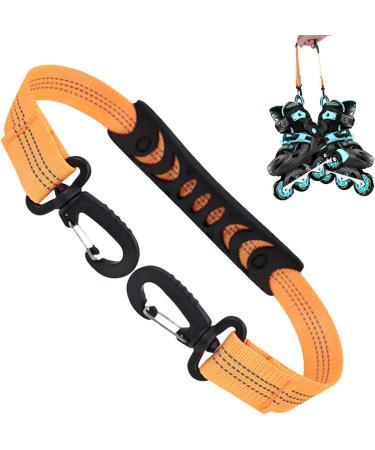 Buy Virtcooy Ski Carrier Belt | Easy Roller Schooler Line | Support Ski Clock Strips for Adults & Youth | Winter Snow Equipment Accessories in Orange - Buy Online on GoSupps.com