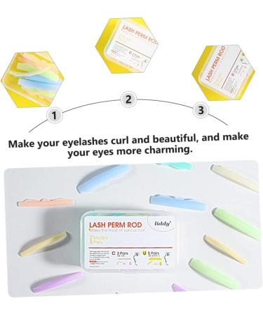 Minkissy 8 Pairs Eyelash Extension Tool Kit - Natural Eyelash Perm Gasket Curlers & Washers for Perfect Lash Lift | Makeup Supply - Buy Online on GoSupps.com
