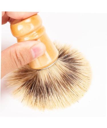 Buy Healvian 2-St Bartbrush - Travel Shaving Brush for Men | Perfect Gift with Wooden Handle & Nylon Wool - Buy Online on GoSupps.com