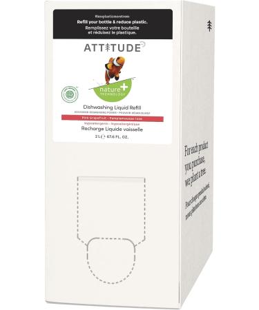 ATTITUDE Liquid Hand Soap + Dishwashing Liquid EWG Verified Plant and Mineral-Based Vegan Personal Care and Cleaning Products Bulk Refill Format - Buy Online on GoSupps.com