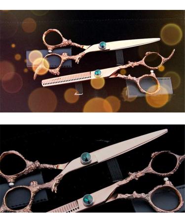 Hair Cutting Scissors Hairdressing Scissors Rose Gold Hair Scissors Kit Hair Scissors Hair Cutting Professional Scissors to Cut Hair Kit for Barber Stylist 6 inch - Buy Online on GoSupps.com