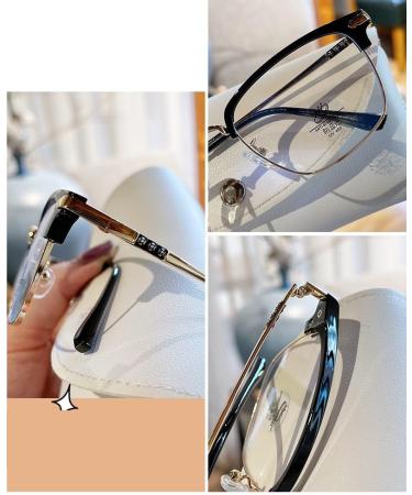 Qinzhenz Fashion Computer Reading Glasses - Anti-Blue Light & Light Air Mirror - +150 C5 for Men & Women - Buy Online on GoSupps.com
