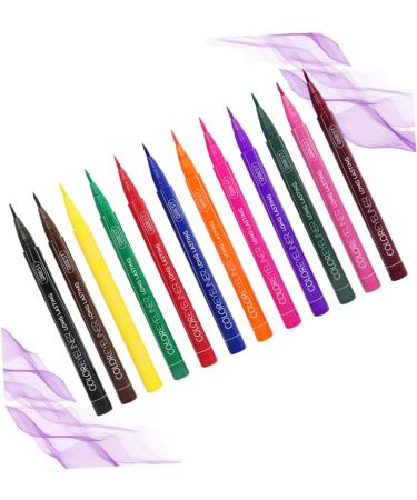 Beavorty 24 Pcs Eyeliner Pencil Matte Colored Eyeliner Eye Beauty Pencil Liquid Eyeliner Set Makeup Painted 1 count (Pack of 1) As Shownx2pcs - Buy Online on GoSupps.com
