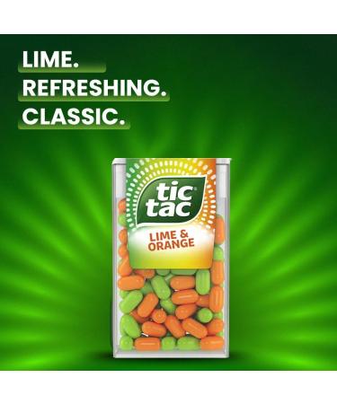 6 Lime & Orange Tic Tac Mint Sweets - VR Angel Lime & Orange 6 Count - Buy Online on GoSupps.com