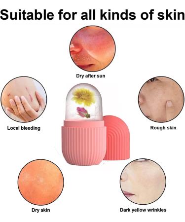 Ice Roller for Face | Reusable Facial Massager for Glow & Pore Tightening | Multi-Purpose Ice Treatment - Buy Online on GoSupps.com