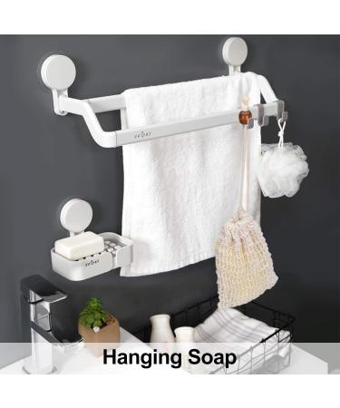 Natural Sisal Soap Bags for Solid Shampoo and Soap Leftovers - For More Foam & Dry Soap - 100% Cotton Natural Bag for Scrub a - Buy Online on GoSupps.com