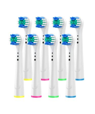 Toothbrush Heads for Oral B 8 Pack Electric Toothbrush Replacement Heads Soft Dupont Bristles Replacement Toothbrush Heads for Gum Health Improvement