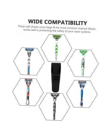 Healeved Hair Razor Set - 2 PC Razor with Silicone Cover & Travel Case - Soft Razor Shell for Secure Storage - Ideal for International Travel - Buy Online on GoSupps.com