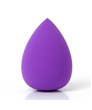 Makeup Sponge Makeup Sponge Concealer Smooth Cosmetic Powder Puff Cut Shape Foundation Water Drop Bevel Make Up Blender Tool Wholesale Makeup Sponge Holder(Dark Purple)