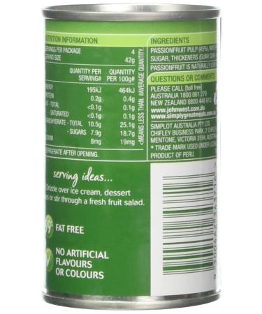 Passionfruit Pulp in Syrup 170g - Exotic Flavor Infusion | [Brand Name] - Buy Online on GoSupps.com