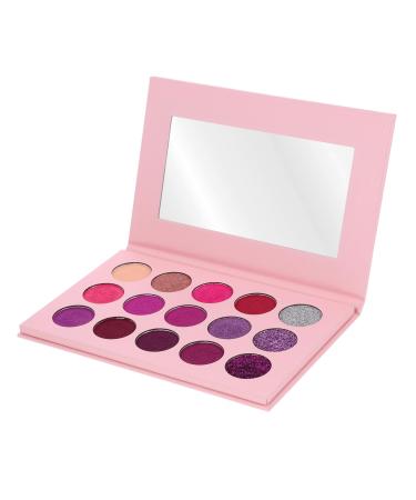 FRCOLOR 3pcs 15 Glitter Makeup Eyeshadow Palette Makeup Palette Eye Shadow Powder Miss Flash 1 count (Pack of 1) Purplex3pcs